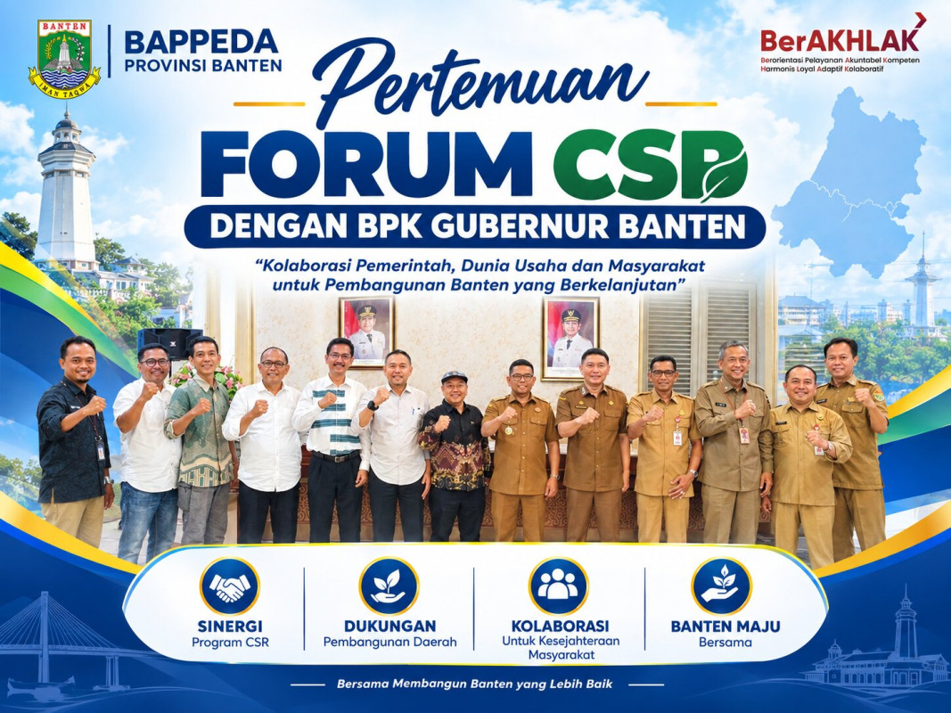 Pertemuan Forum CSR dengan Bpk Gubernur Banten
