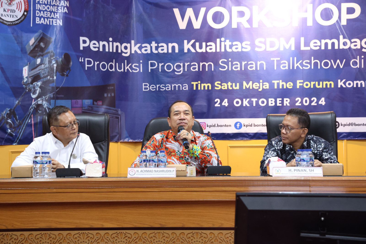 KPID Provinsi Banten Gelar Workshop Produksi Program Siaran Talkshow