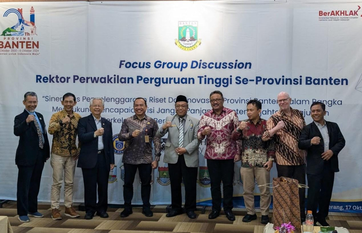 FORUM GROUP DISCUSSION REKTOR PERWAKILAN PERGURUAN TINGGI SE- PROVINSI BANTEN