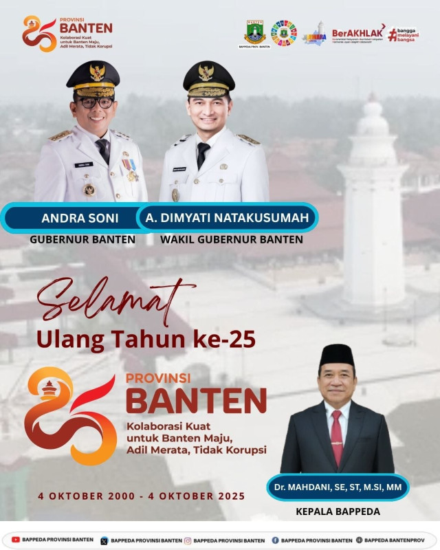 ULANG TAHUN PROVINSI BANTEN KE 25